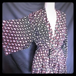 Magic Eye Mini Kimono Robe